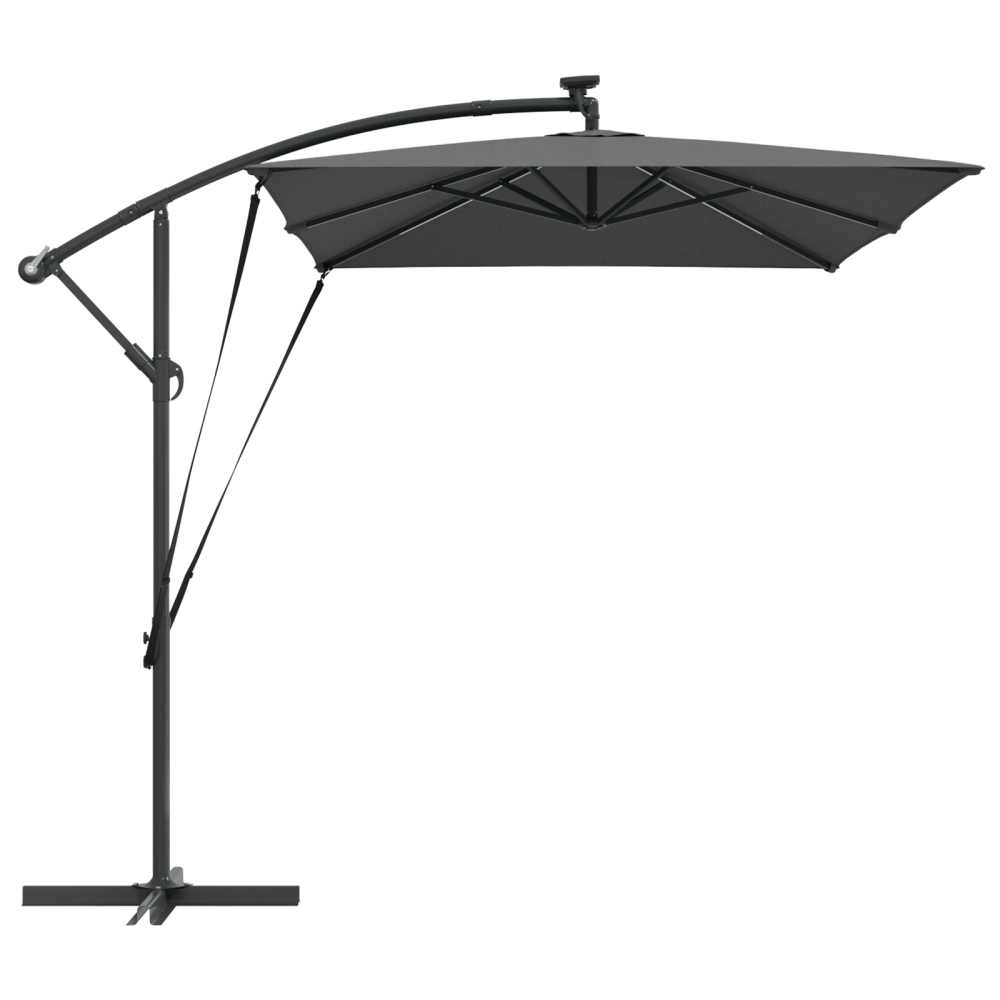 Produktbild för Parasoll Antracit 294 x 200 x 270 cm Polyester och aluminium