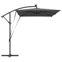 Produktbild för Parasoll Antracit 294 x 200 x 270 cm Polyester och aluminium