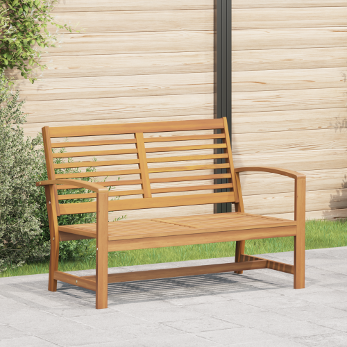 vidaXL bänk Brun 110 x 65 x 76,5 cm Massivt teakträ