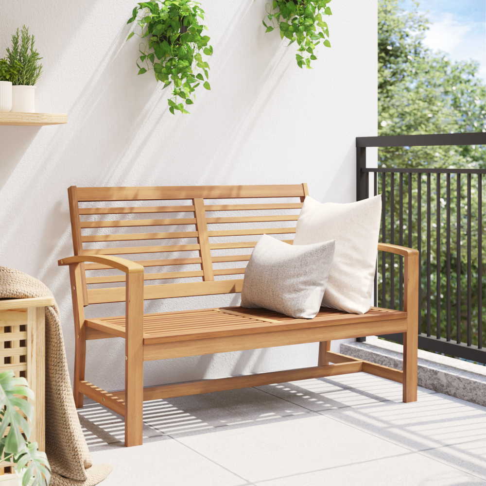 Produktbild för bänk Brun 110 x 65 x 76,5 cm Massivt teakträ