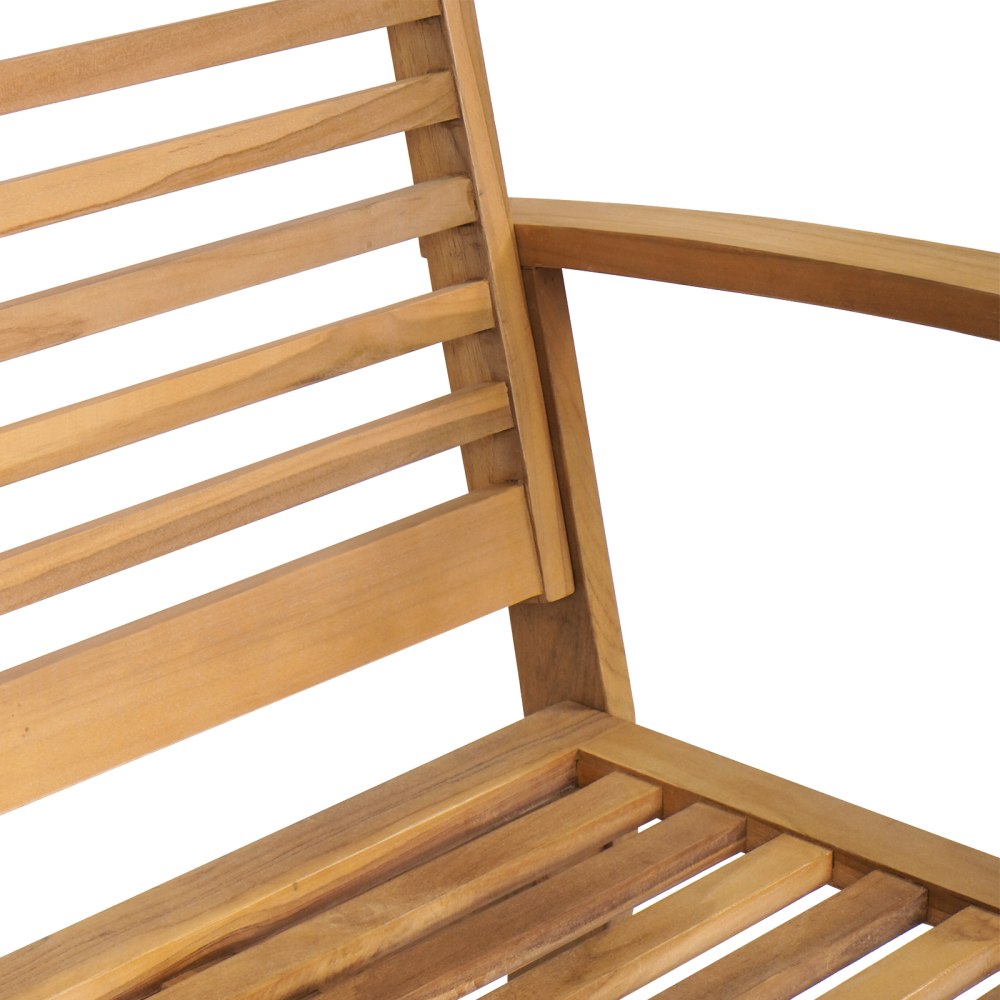 Produktbild för bänk Brun 110 x 65 x 76,5 cm Massivt teakträ