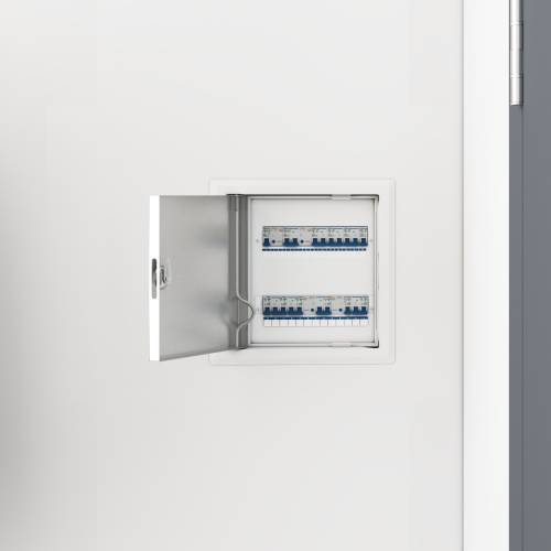 vidaXL Åtkomstpanel 2 pcs Vit 23 x 23 x 3 cm Stål