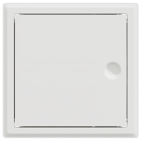 Produktbild för Åtkomstpanel 2 pcs Vit 23 x 23 x 3 cm Stål