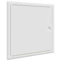 Produktbild för Åtkomstpanel Vit 33 x 33 x 3 cm Stål