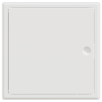 Produktbild för Åtkomstpanel Vit 33 x 33 x 3 cm Stål