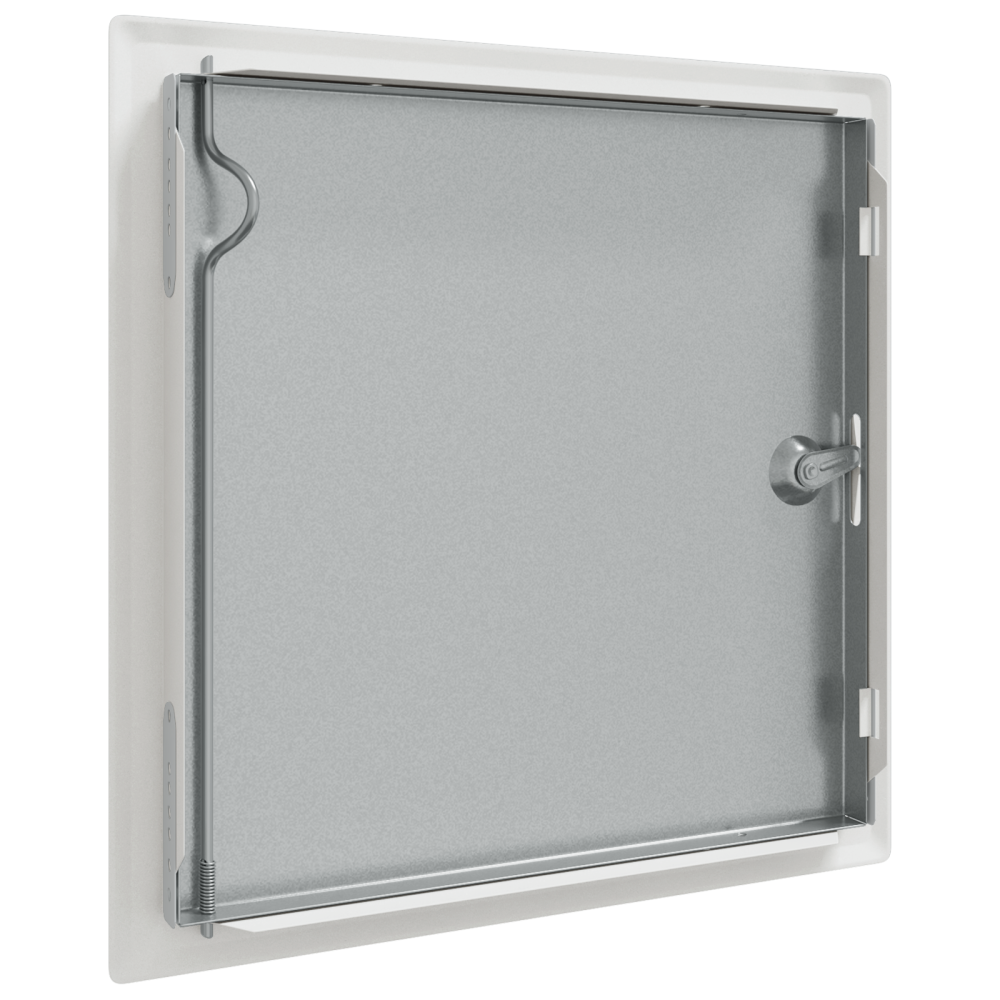 Produktbild för Åtkomstpanel Vit 33 x 33 x 3 cm Stål