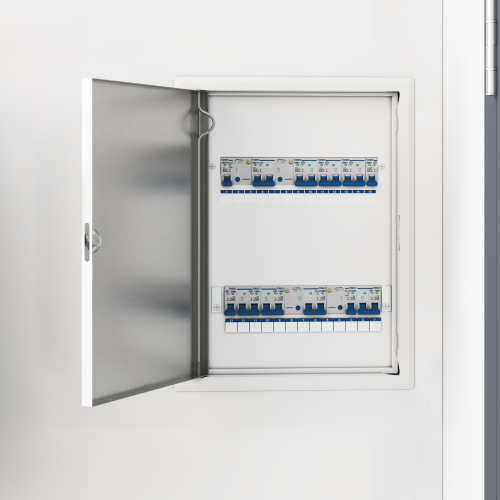 vidaXL Åtkomstpanel Vit 43 x 33 x 3 cm Stål
