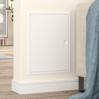 Produktbild för Åtkomstpanel Vit 43 x 33 x 3 cm Stål