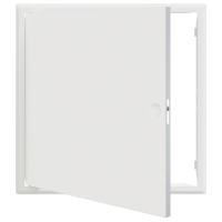 Produktbild för Åtkomstpanel Vit 43 x 43 x 3 cm Stål