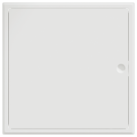 Produktbild för Åtkomstpanel Vit 43 x 43 x 3 cm Stål