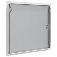 Produktbild för Åtkomstpanel Vit 43 x 43 x 3 cm Stål
