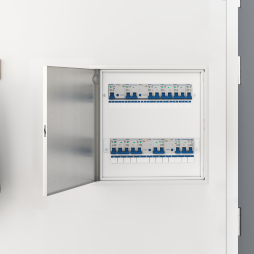 vidaXL Åtkomstpanel Vit 53 x 53 x 3 cm Stål