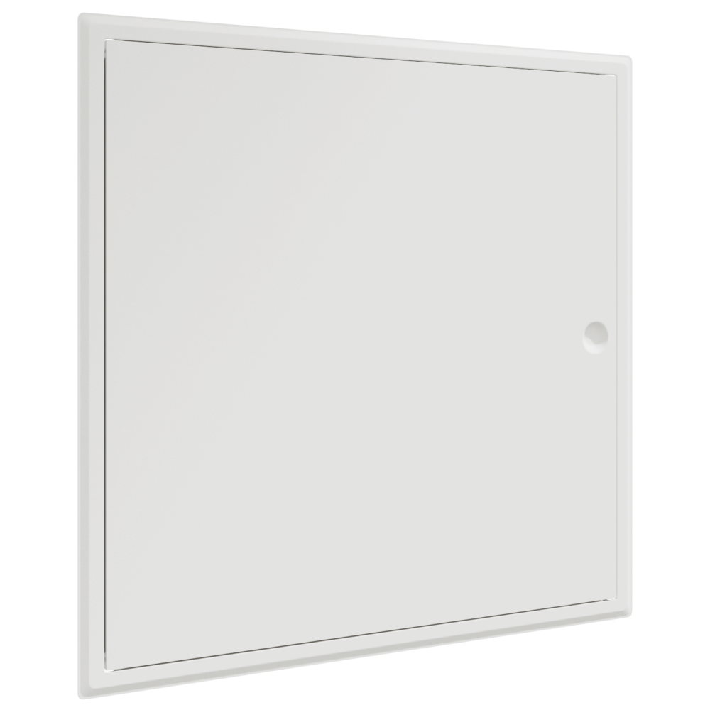Produktbild för Åtkomstpanel Vit 53 x 53 x 3 cm Stål