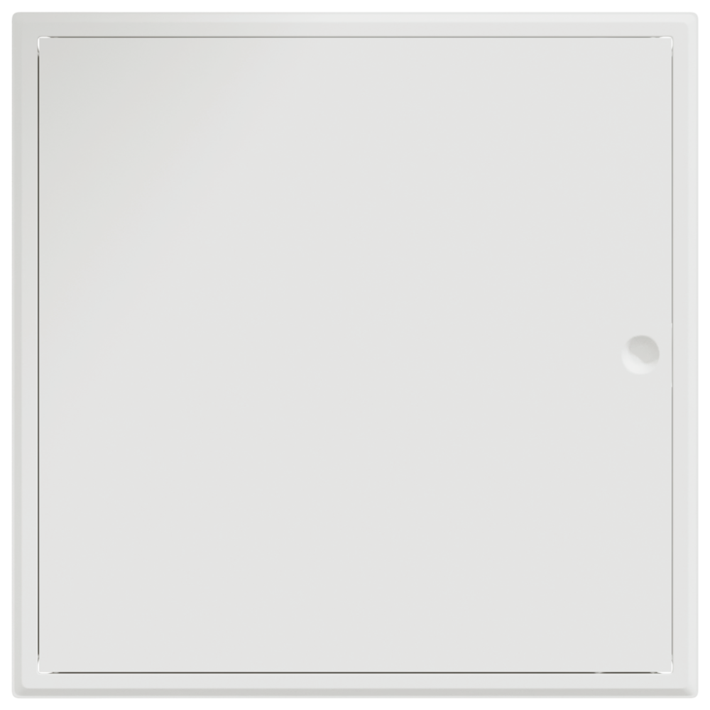 Produktbild för Åtkomstpanel Vit 53 x 53 x 3 cm Stål