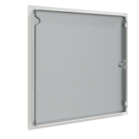 Produktbild för Åtkomstpanel Vit 53 x 53 x 3 cm Stål