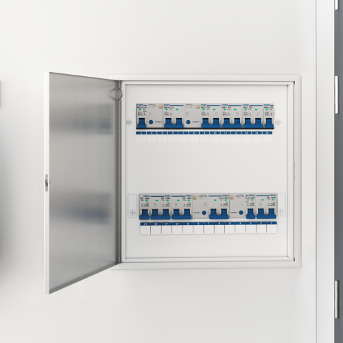 vidaXL Åtkomstpanel Vit 63 x 63 x 3 cm Stål