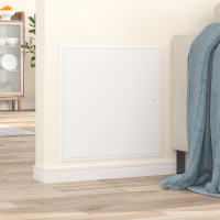 Produktbild för Åtkomstpanel Vit 63 x 63 x 3 cm Stål