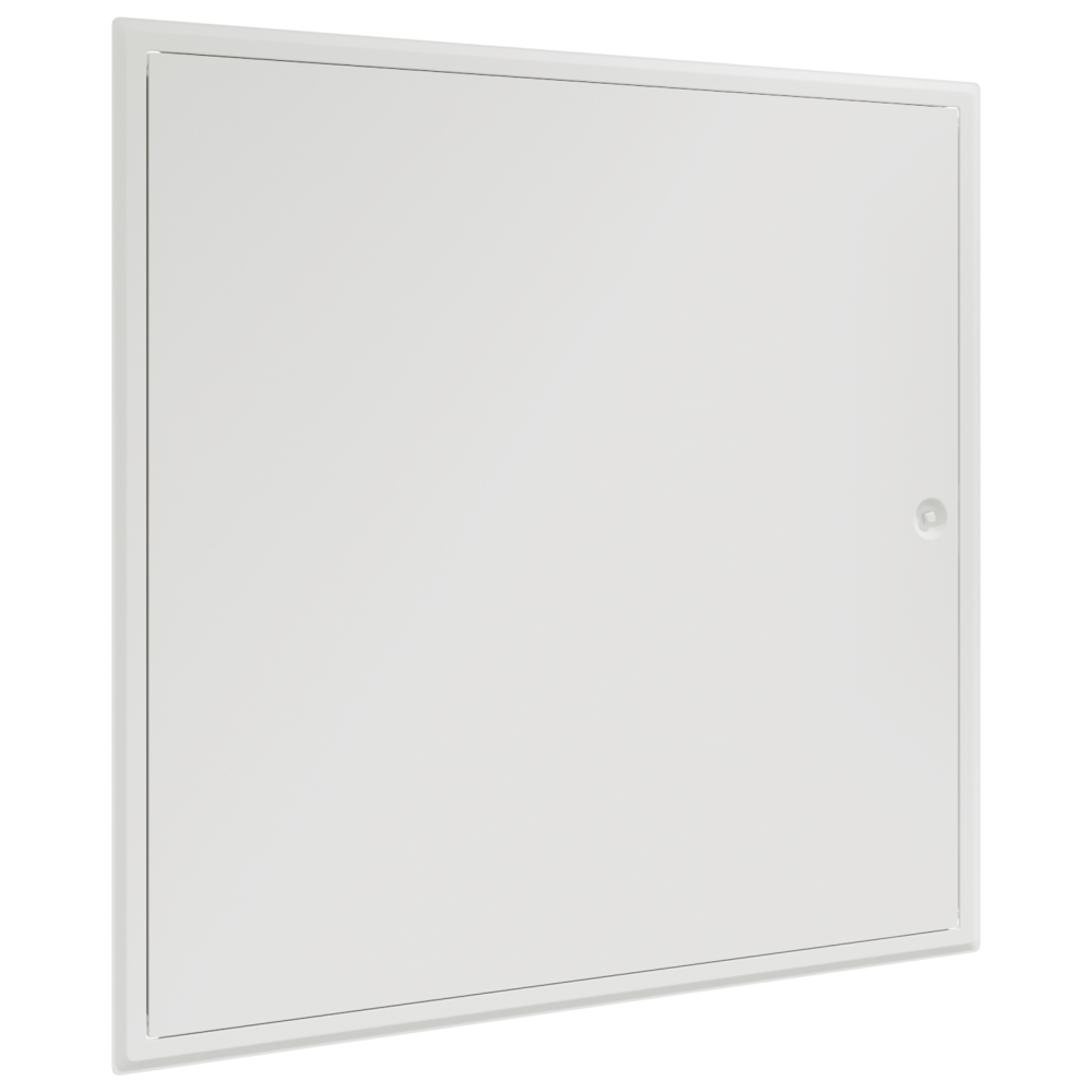 Produktbild för Åtkomstpanel Vit 63 x 63 x 3 cm Stål