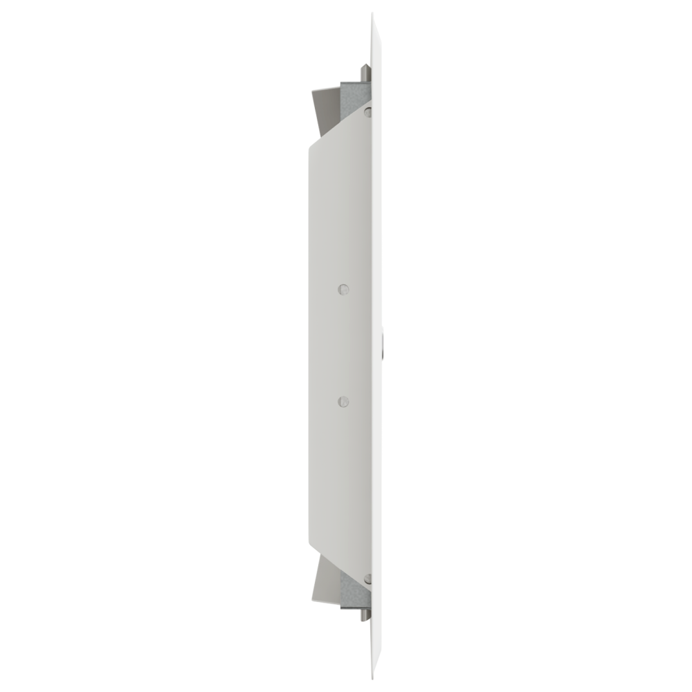 Produktbild för Åtkomstpanel 2 pcs Vit 23 x 23 x 3 cm Stål