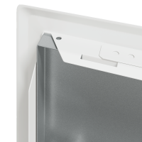 Produktbild för Åtkomstpanel 2 pcs Vit 23 x 23 x 3 cm Stål