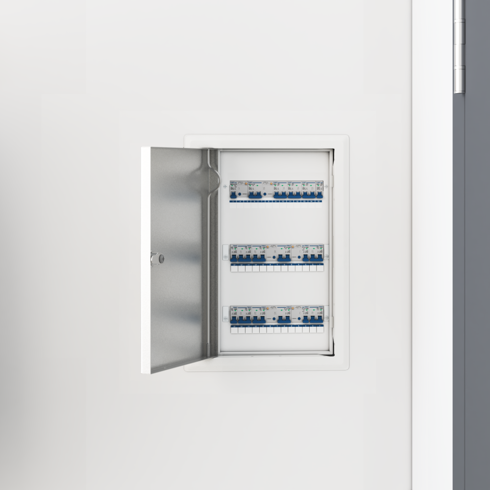 Produktbild för Åtkomstpanel Vit 33 x 23 x 3 cm Stål