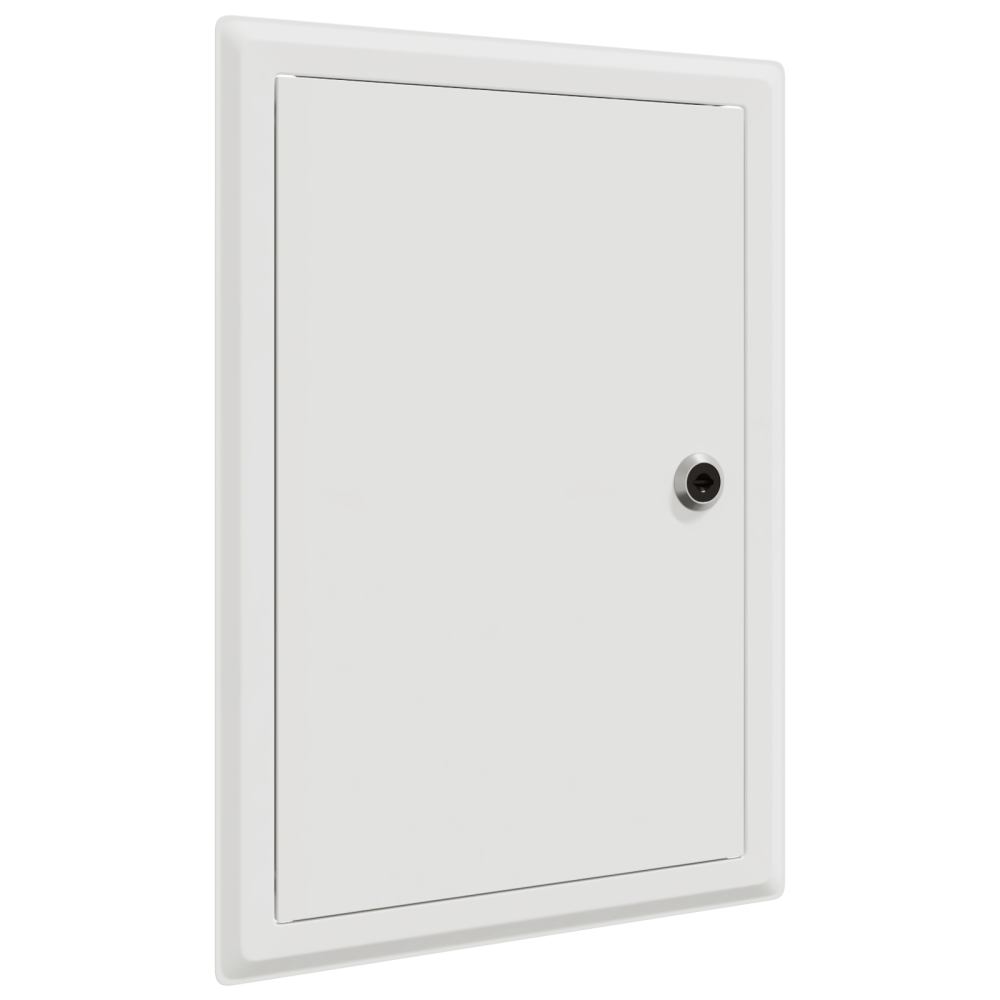 Produktbild för Åtkomstpanel Vit 33 x 23 x 3 cm Stål