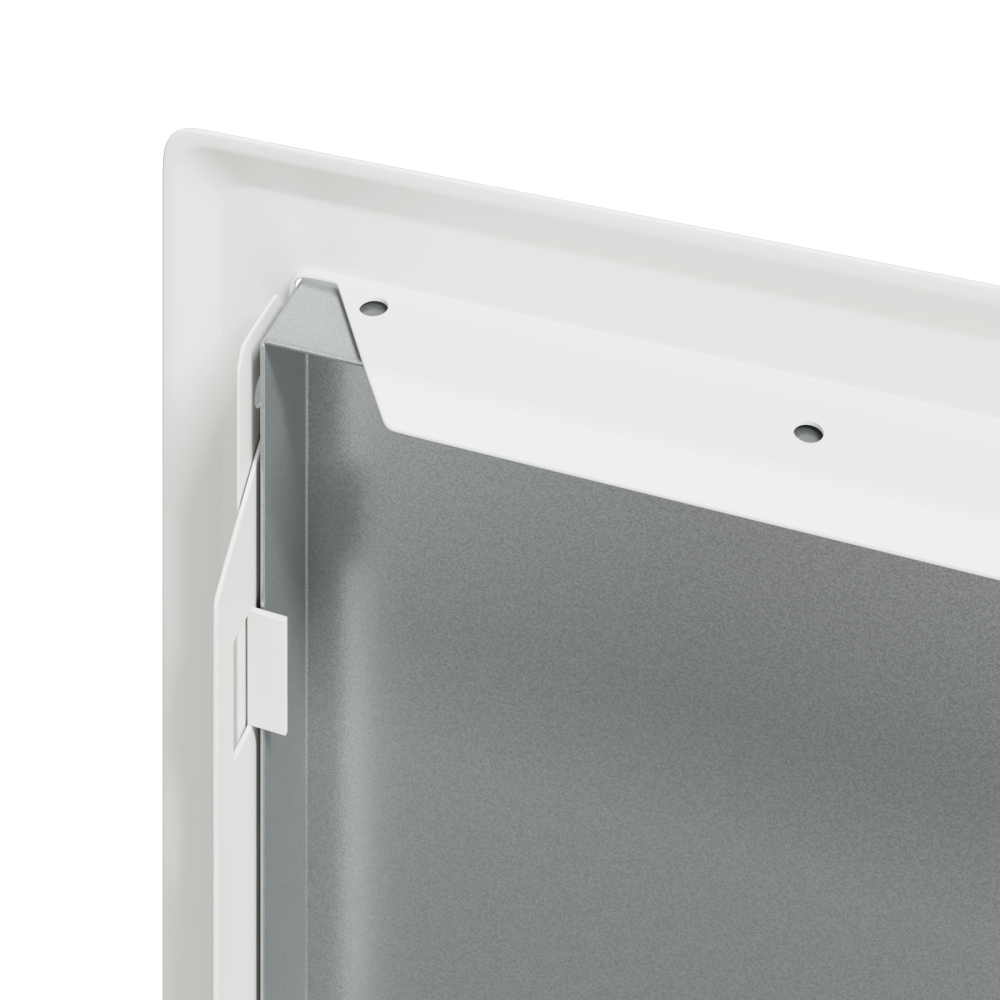 Produktbild för Åtkomstpanel Vit 33 x 23 x 3 cm Stål