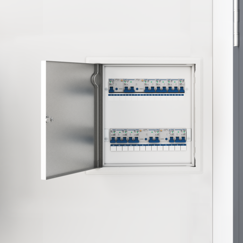 vidaXL Åtkomstpanel Vit 33 x 33 x 3 cm Stål