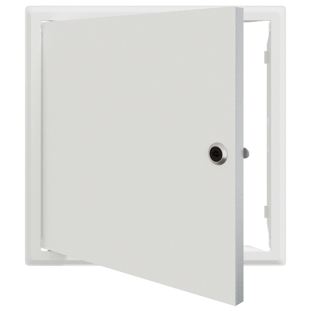 Produktbild för Åtkomstpanel Vit 33 x 33 x 3 cm Stål
