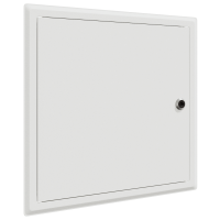 Produktbild för Åtkomstpanel Vit 33 x 33 x 3 cm Stål