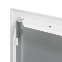 Produktbild för Åtkomstpanel Vit 33 x 33 x 3 cm Stål
