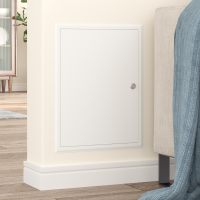 Produktbild för Åtkomstpanel Vit 43 x 33 x 3 cm Stål