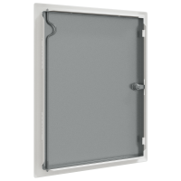 Produktbild för Åtkomstpanel Vit 43 x 33 x 3 cm Stål