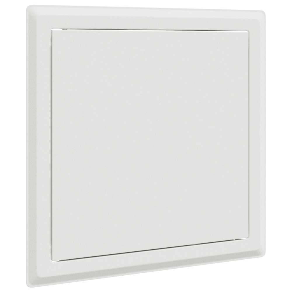 Produktbild för Åtkomstpanel 2 pcs Vit 23 x 23 x 3 cm Stål