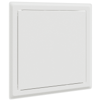 Produktbild för Åtkomstpanel 2 pcs Vit 23 x 23 x 3 cm Stål