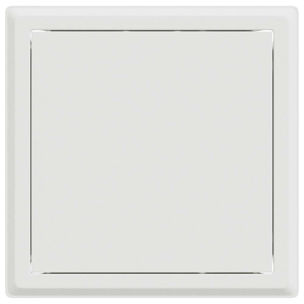 Produktbild för Åtkomstpanel 2 pcs Vit 23 x 23 x 3 cm Stål