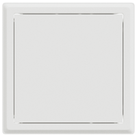 Produktbild för Åtkomstpanel 2 pcs Vit 23 x 23 x 3 cm Stål