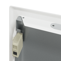 Produktbild för Åtkomstpanel Vit 33 x 23 x 3 cm Stål