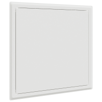 Produktbild för Åtkomstpanel Vit 33,5 x 33,5 x 3 cm Stål
