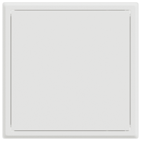 Produktbild för Åtkomstpanel Vit 33,5 x 33,5 x 3 cm Stål