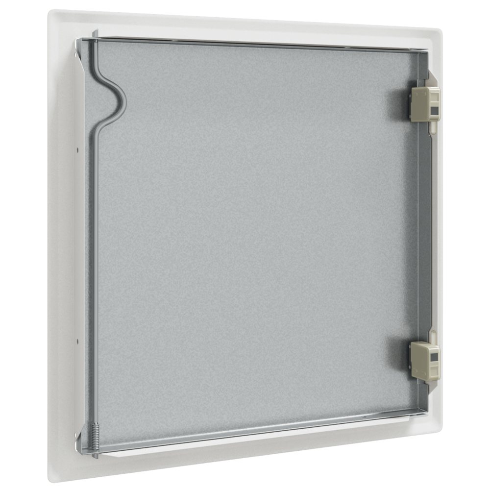 Produktbild för Åtkomstpanel Vit 33,5 x 33,5 x 3 cm Stål