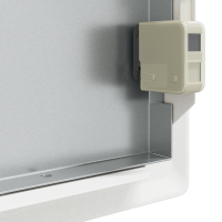 Produktbild för Åtkomstpanel Vit 33,5 x 33,5 x 3 cm Stål