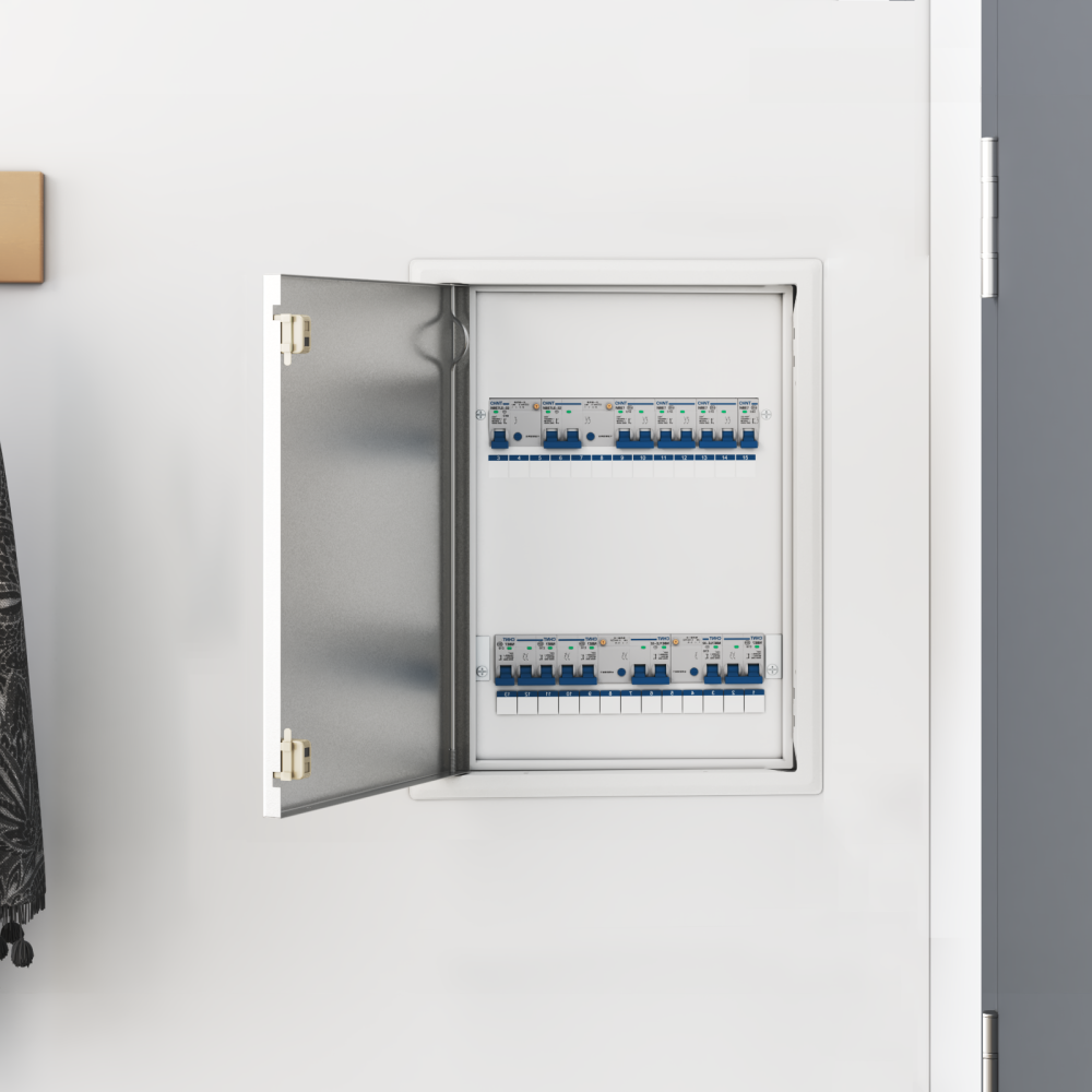 Produktbild för Åtkomstpanel Vit 43,5 x 33 x 3 cm Stål