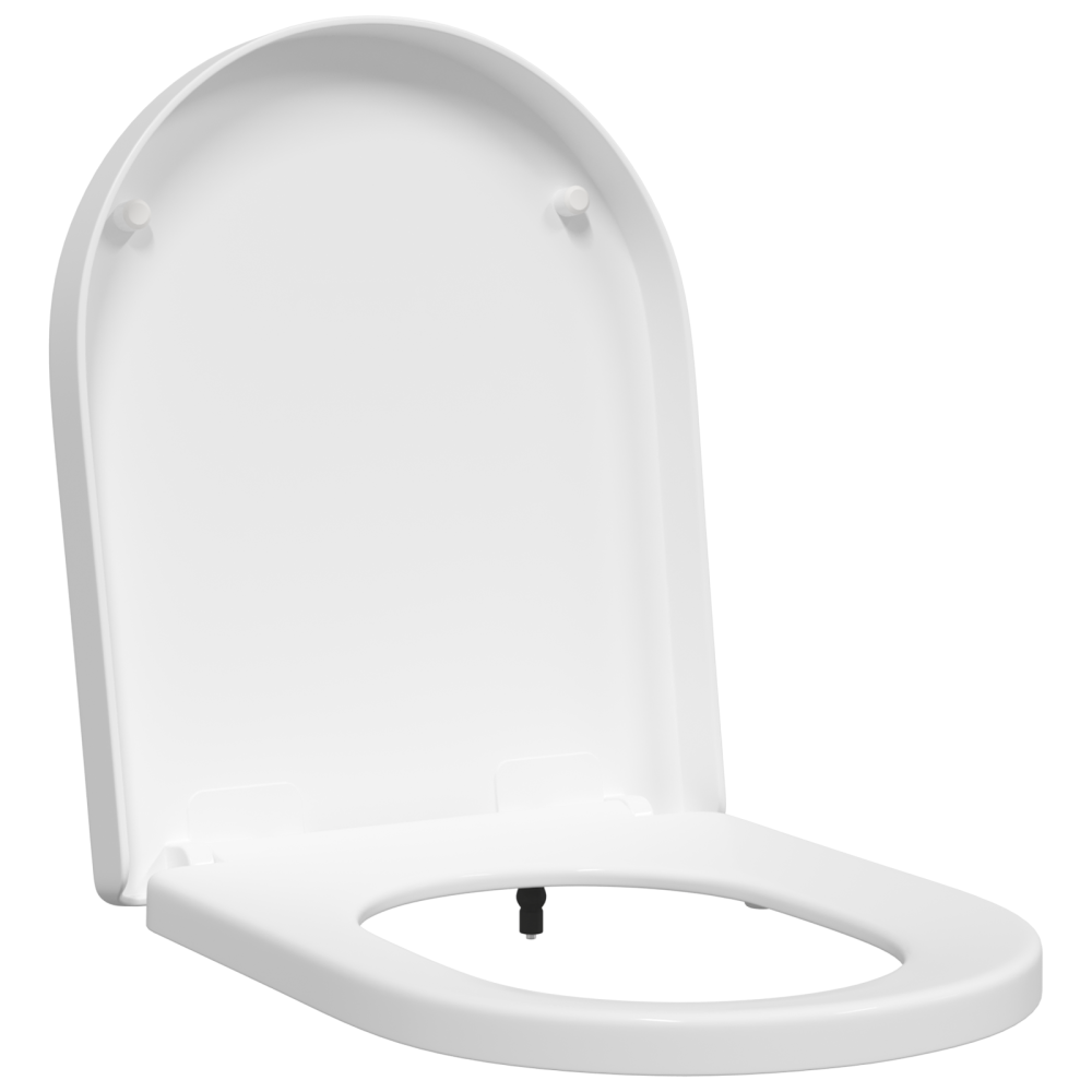 Produktbild för Toalettstol Justerbar Vit 48 x 36,5 x 4,5 cm Polypropylen