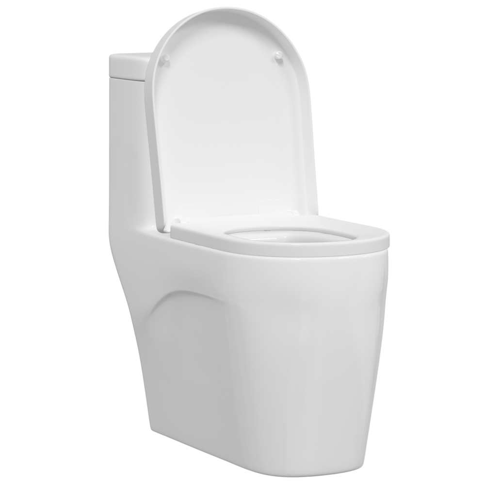 Produktbild för Toalettstol Justerbar Vit 48 x 36,5 x 4,5 cm Polypropylen