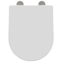 Produktbild för Toalettstol Justerbar Vit 48 x 36,5 x 4,5 cm Polypropylen