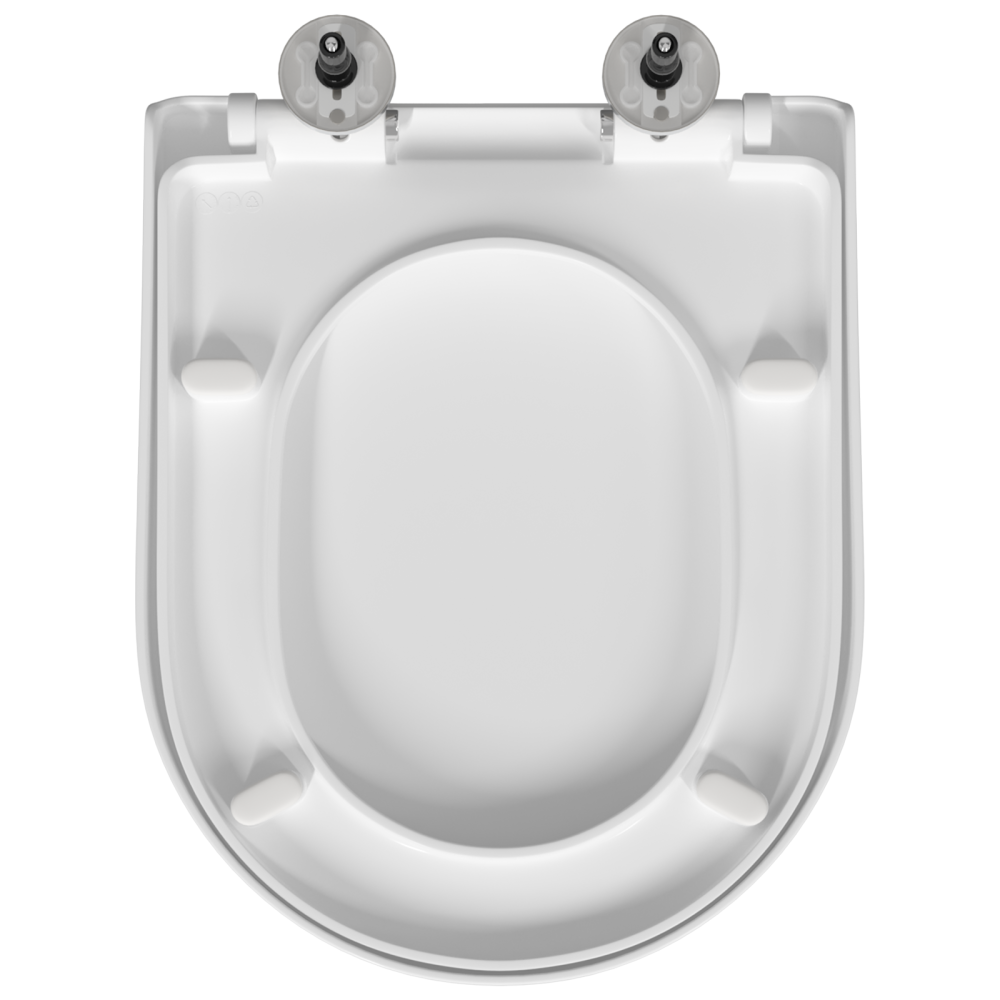 Produktbild för Toalettstol Justerbar Vit 48 x 36,5 x 4,5 cm Polypropylen