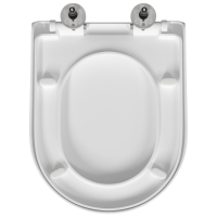 Produktbild för Toalettstol Justerbar Vit 48 x 36,5 x 4,5 cm Polypropylen
