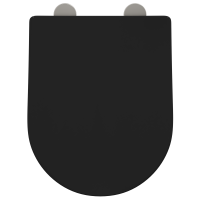 Produktbild för Toalettstol Justerbar Svart 48 x 36,5 x 4,5 cm Polypropylen