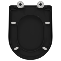 Produktbild för Toalettstol Justerbar Svart 48 x 36,5 x 4,5 cm Polypropylen